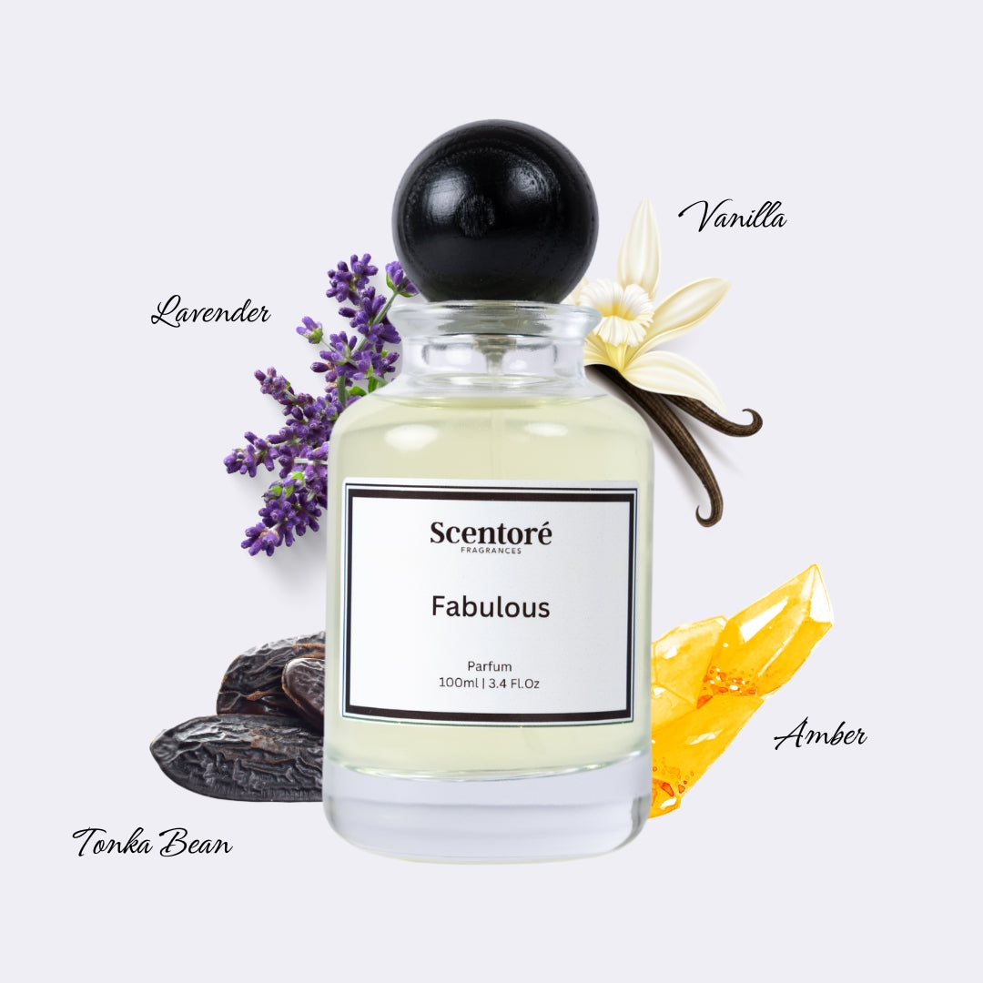 Fabulous inspired perfume by Scentore – long lasting warm leather unisex fragrance bottle