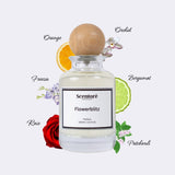 Flower inspired perfume by Scentore – long lasting sweet floral women’s fragrance bottle